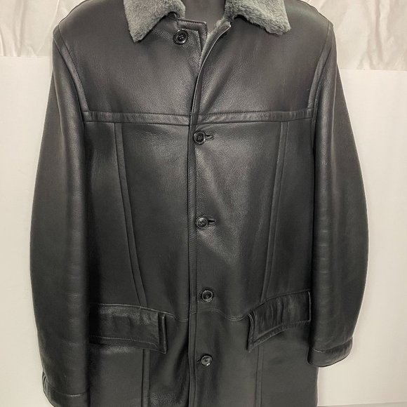 Hugo Boss Lambskin Coat - Picture 1 of 9